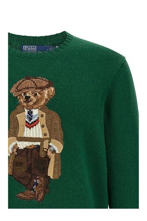 Green wool sweater RALPH LAUREN | 710978308001GREEN